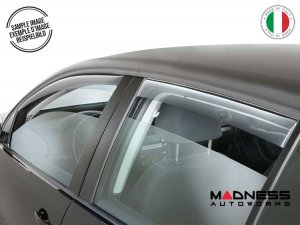 Alfa Romeo Giulia Side Window Air Deflectors - Smoked - Front + Rear Set - Farad Alfa Romeo Giulia Side Window Air Deflectors - Smoked - Front + Rear Set - Farad